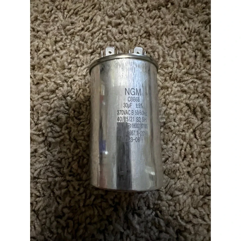 QX6535 35uf Capacitor Motor‎ Run Round 35 uF MFD 370V HVAC 1.75